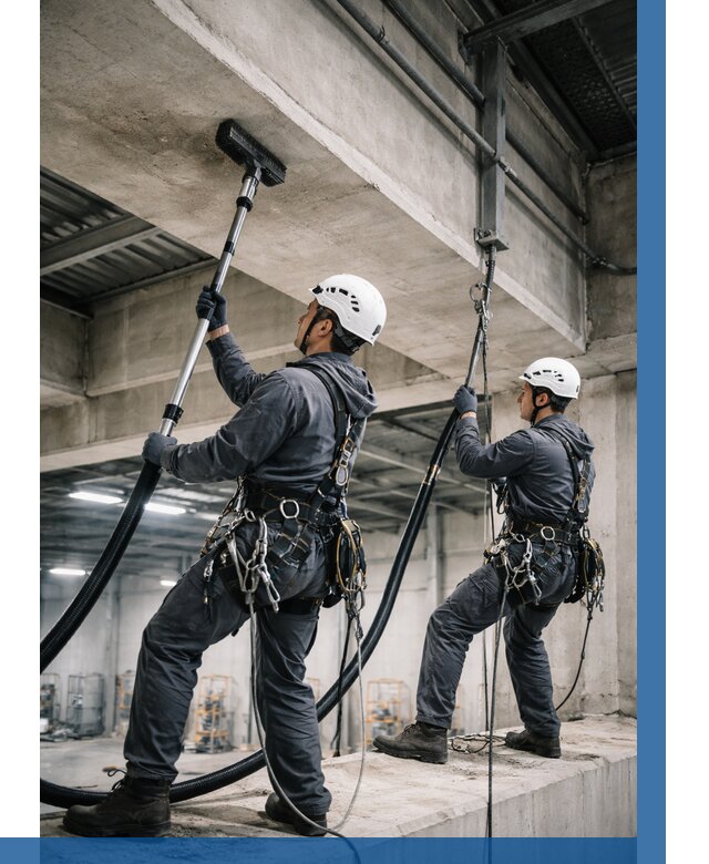 Обеспыливание потолочных конструкций в Железногорске от 258 р. |ВЫСОТНИК-Жлр