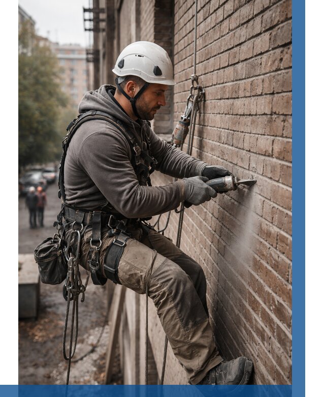 Расшивка кирпичных швов в Железногорске от 620 р. | ВЫСОТНИК-Жлр