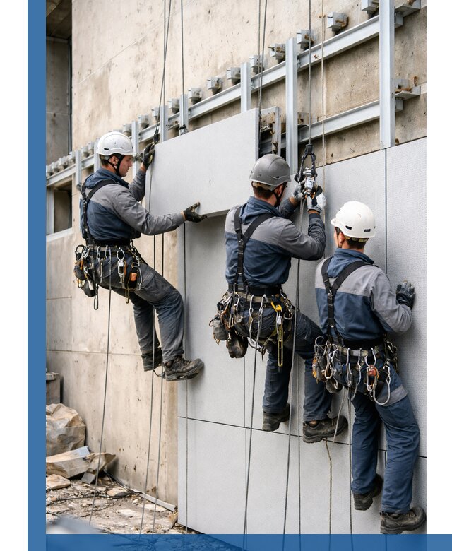 Монтаж вентилируемого фасада в Железногорске под ключ с гарантией качества