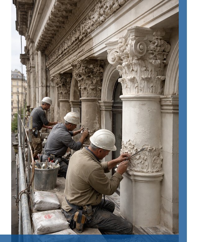 Реставрация фасадной лепнины в Железногорске от 2584 р. | ВЫСОТНИК-Жлр