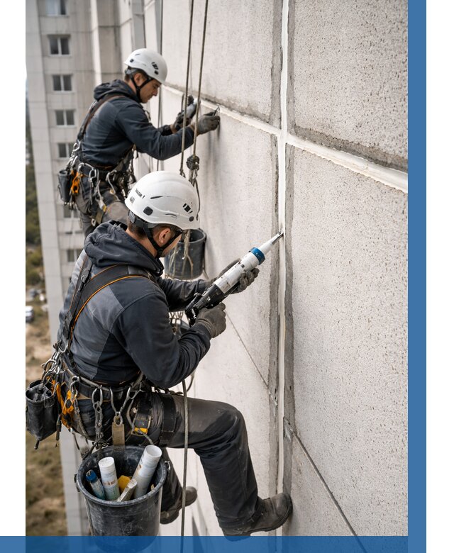 Герметизация межпанельных швов в Железногорске от 724 р. | ВЫСОТНИК-Жлр