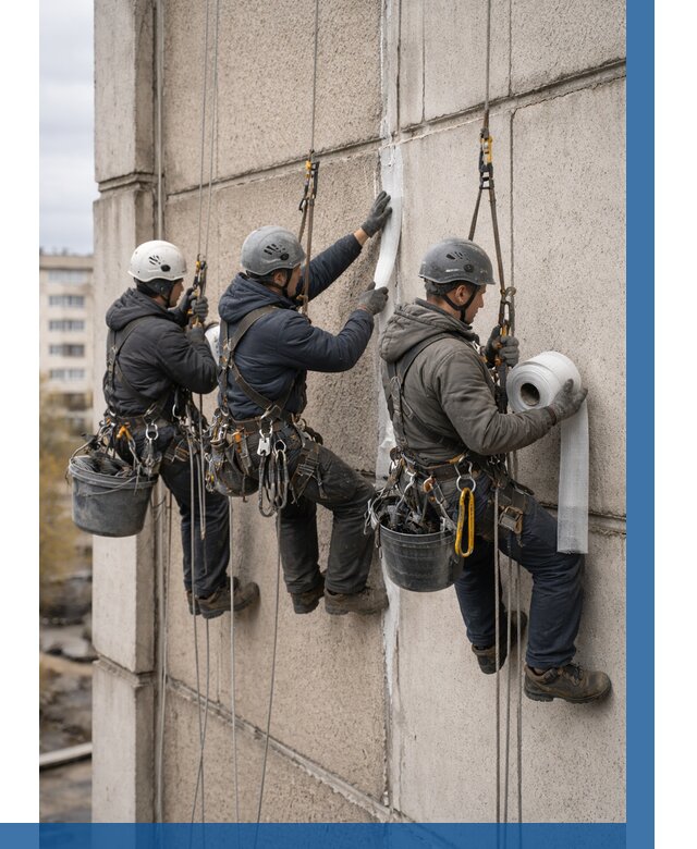 Ремонт межпанельных швов в Железногорске от 775 р. | ВЫСОТНИК-Жлр