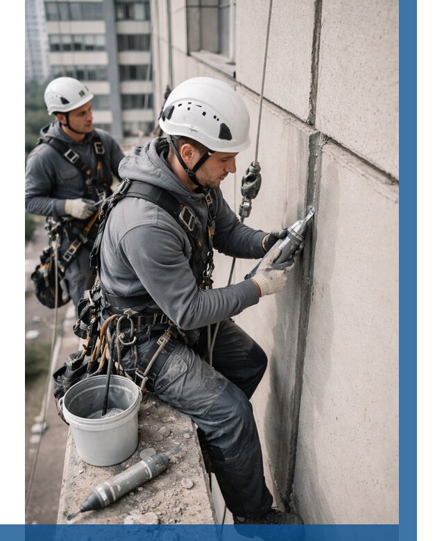 Ремонт деформационных швов здания в Железногорске от 1034 р. | ВЫСОТНИК-Жлр