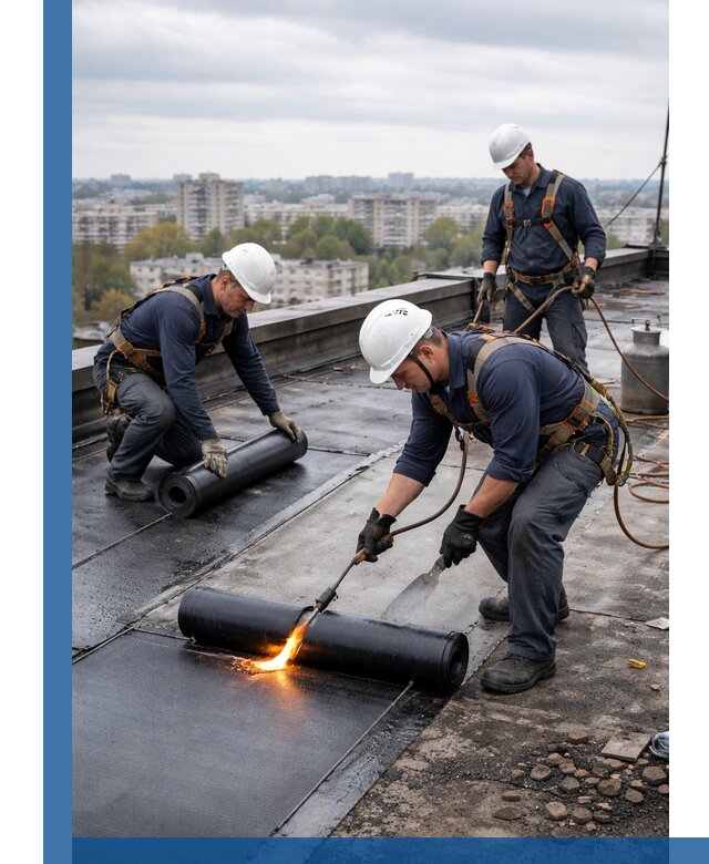 Ремонт наплавляемой кровли в Железногорске качественно и надежно