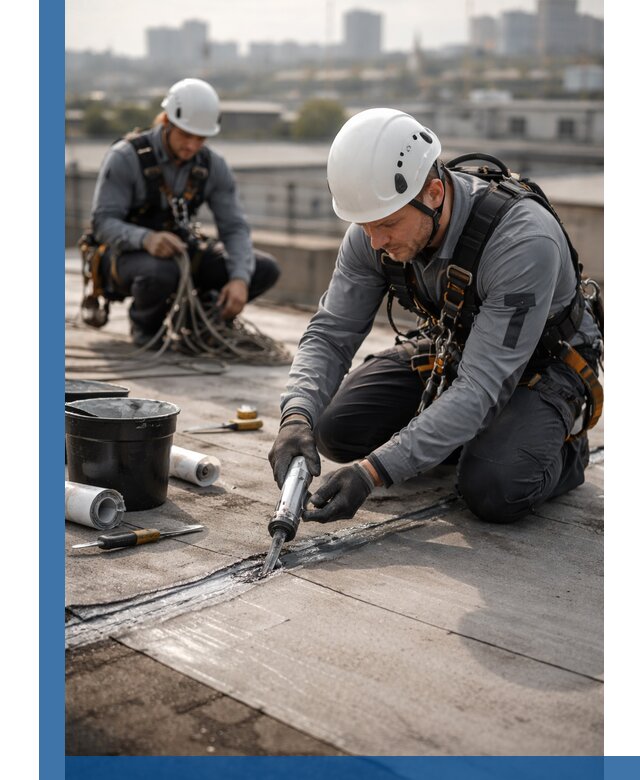 Аварийное и капитальное устранение протечек кровли в Железногорске