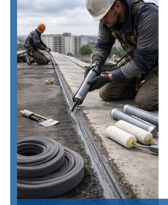 Герметизация швов кровли в Железногорске с гарантией герметичности