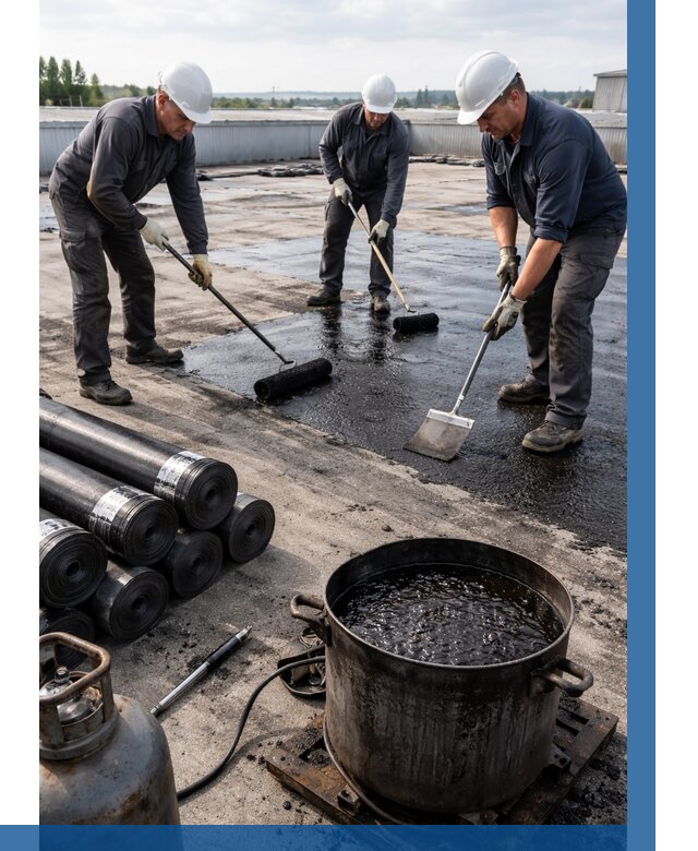 Гидроизоляция кровли мастикой в Железногорске от 620 р. | ВЫСОТНИК-Жлр