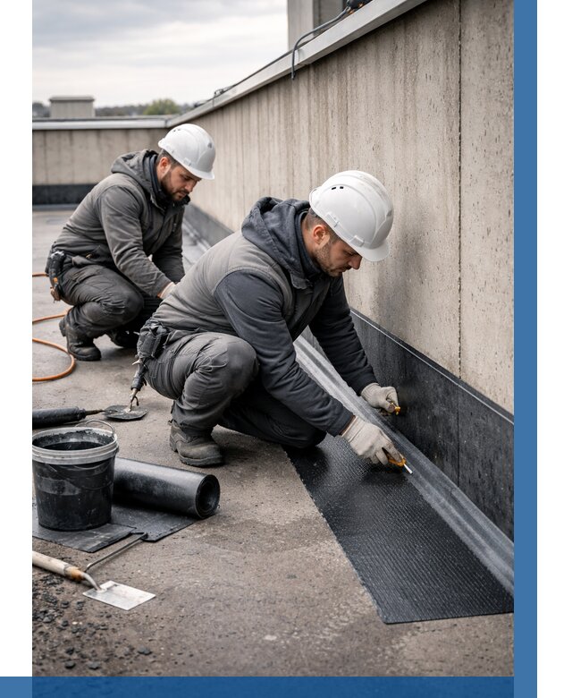 Гидроизоляция примыканий на кровле в Железногорске от 930 р. | ВЫСОТНИК-Жлр