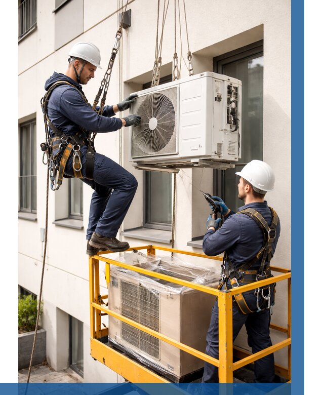 Демонтаж внешнего блока кондиционера в Железногорске от 3618 р. | ВЫСОТНИК-Жлр