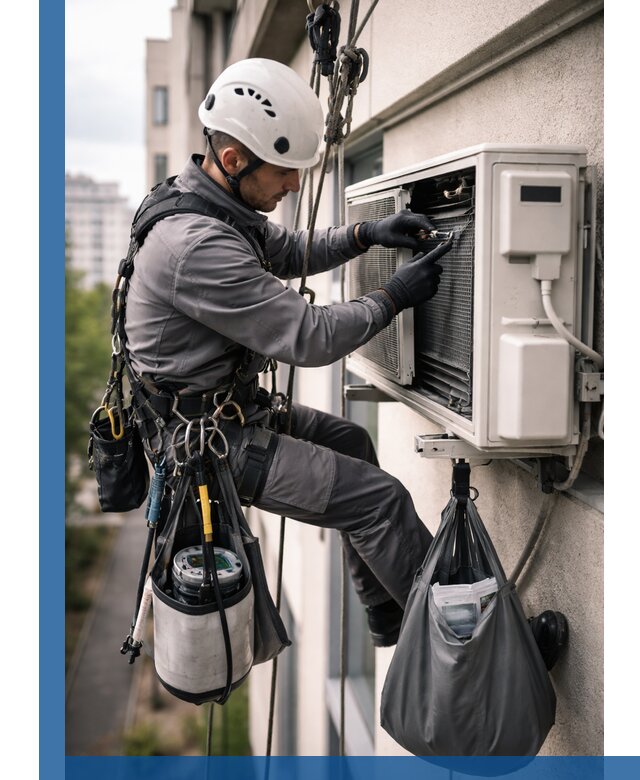 Обслуживание внешнего блока кондиционера в Железногорске профессионально