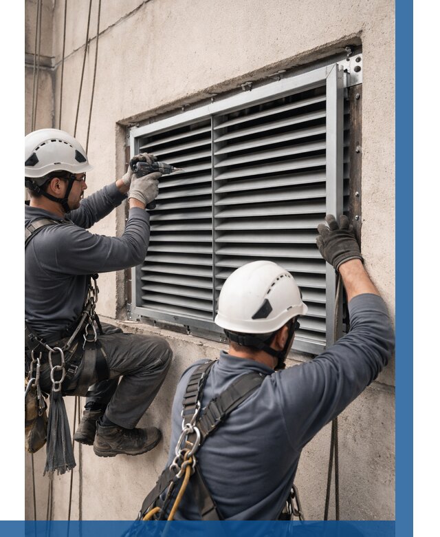 Монтаж вентиляционных решеток в Железногорске от 4652 р. | ВЫСОТНИК-Жлр