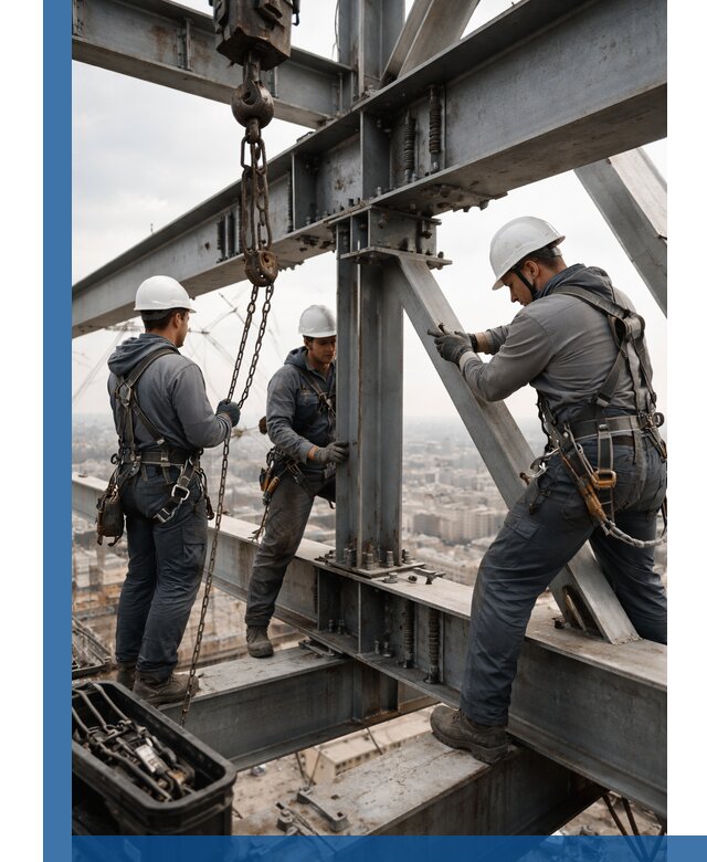 Профессиональный монтаж металлоконструкций на высоте в Железногорске