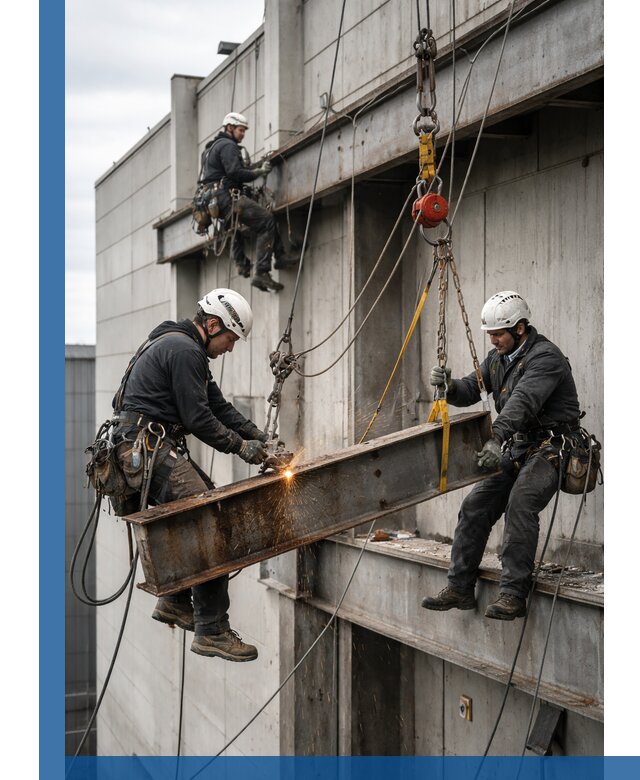 Демонтаж металлоконструкций на высоте в Железногорске под ключ