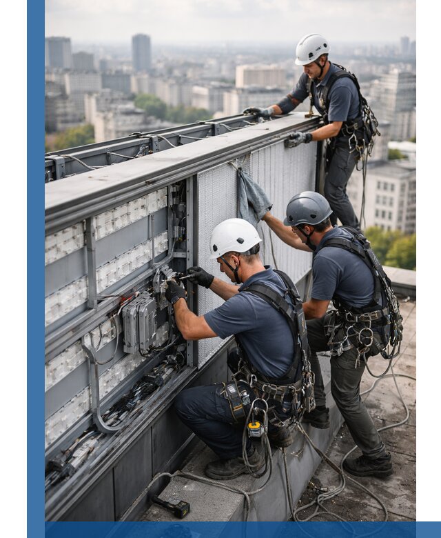 Профессиональное обслуживание крышной рекламы в Железногорске под ключ