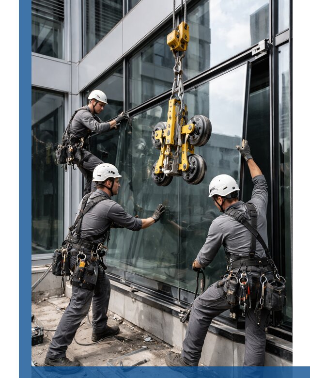 Структурное остекление фасадов в Железногорске монтаж и обслуживание