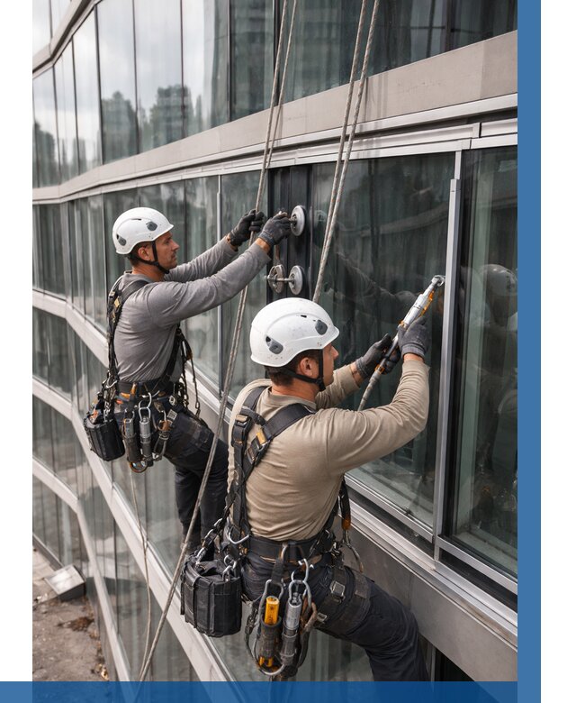 Радиусное остекление фасада в Железногорске от 12404 р. | ВЫСОТНИК-Жлр