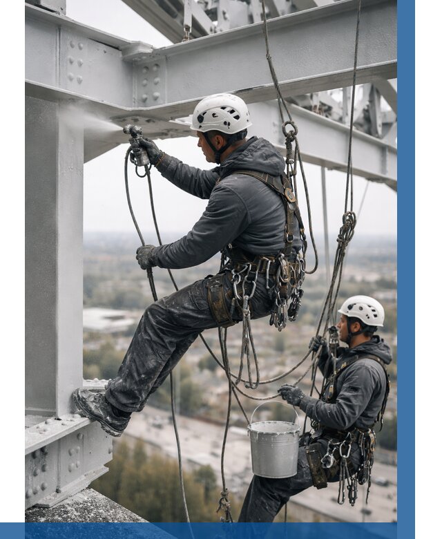 Покраска металлоконструкций на высоте в Железногорске 362 р |ВЫСОТНИК-Жлр