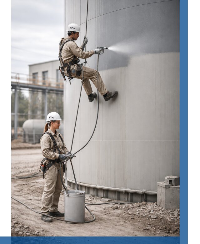 Покраска резервуаров в Железногорске от 1240 р. | ВЫСОТНИК-Жлр — заказать