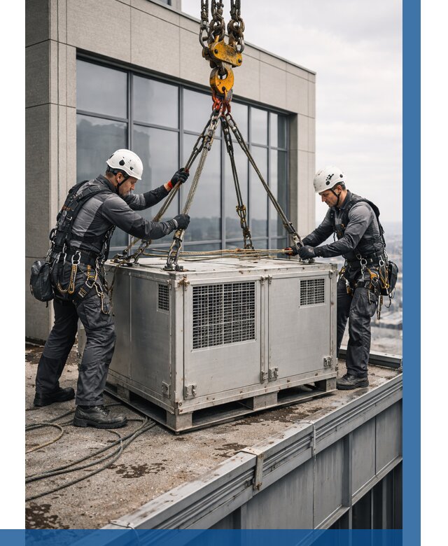 Такелажные работы на высоте в Железногорске от 8270 р. | ВЫСОТНИК-Жлр