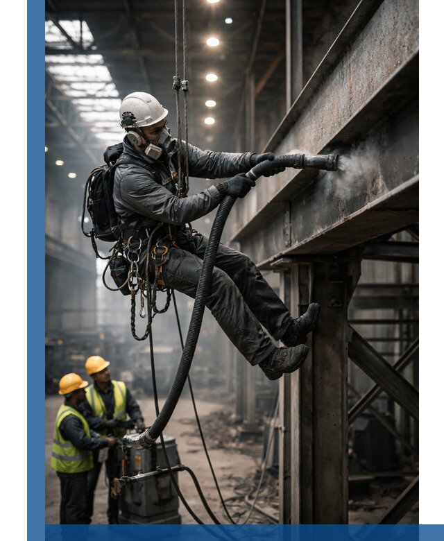 Обеспыливание конструкций в цехах промышленного производства в Железногорске