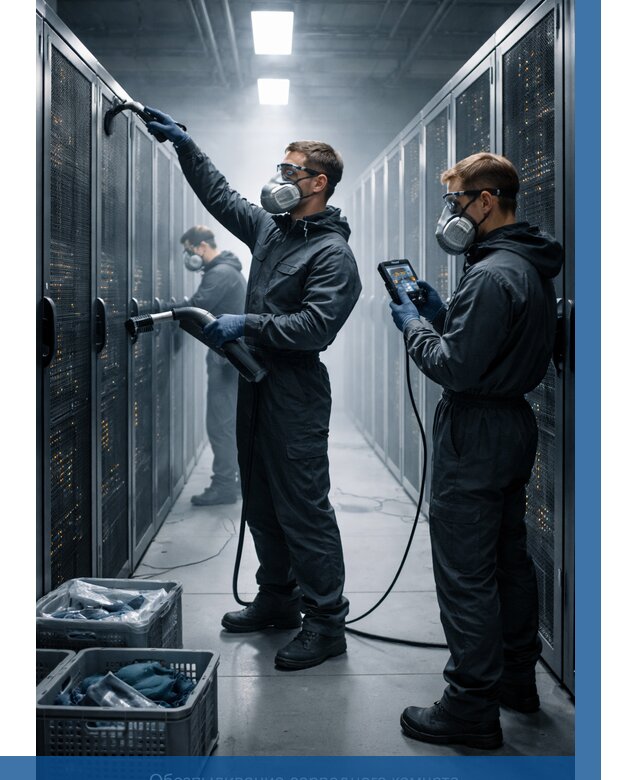 Обеспыливание серверной комнаты в Железногорске от 4652 р. | ВЫСОТНИК-Жлр