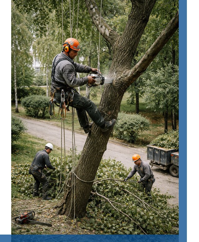 Кронирование деревьев в Железногорске от 6719 р. | ВЫСОТНИК-Жлр