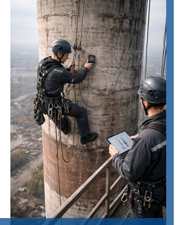 Обследование дымовой трубы в Железногорске от 8270 р. | ВЫСОТНИК-Жлр